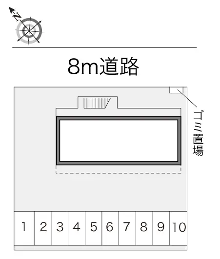 ★手数料０円★名古屋市西区中小田井４丁目　月極駐車場（LP）